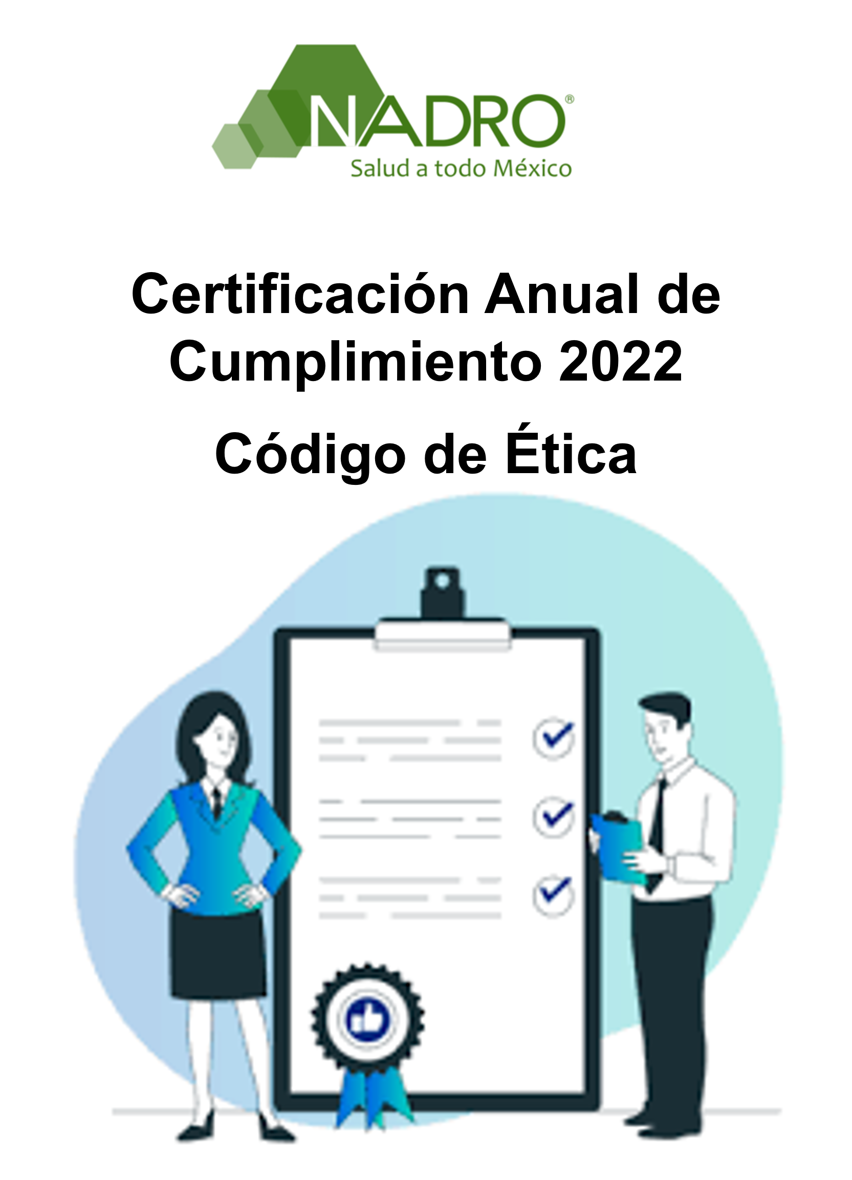 Certificación Anual de Cumplimiento 2022 NADRO