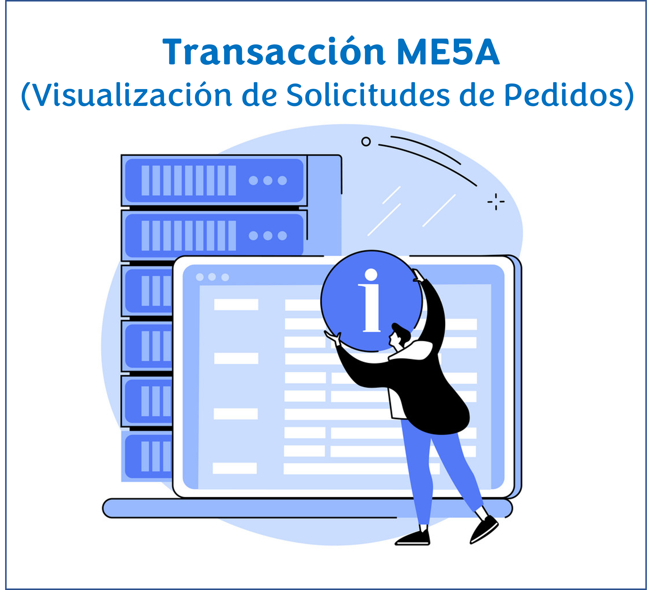 Transacción ME5A "Visualización de Solicitudes de Pedido"