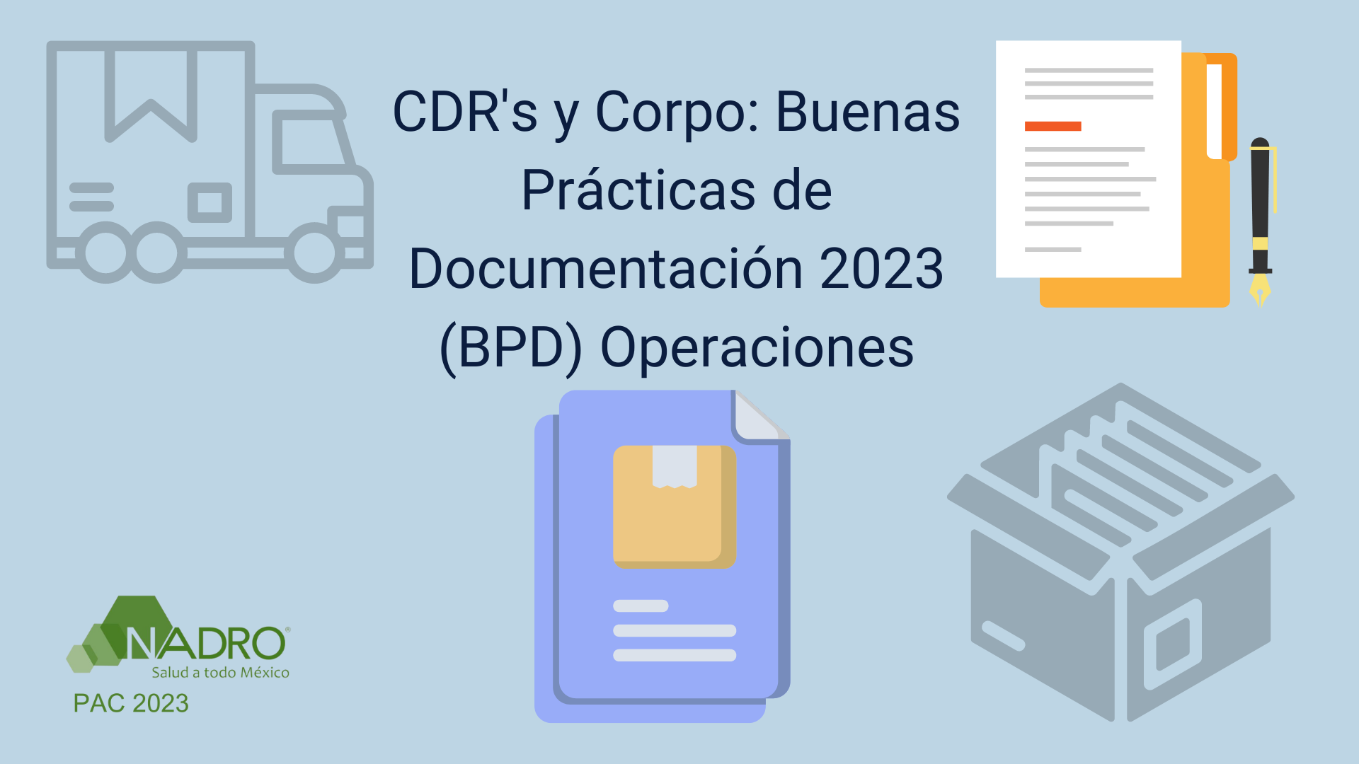 CDR's y Corpo: Buenas Prácticas de Documentación 2023 (BPD) Operaciones