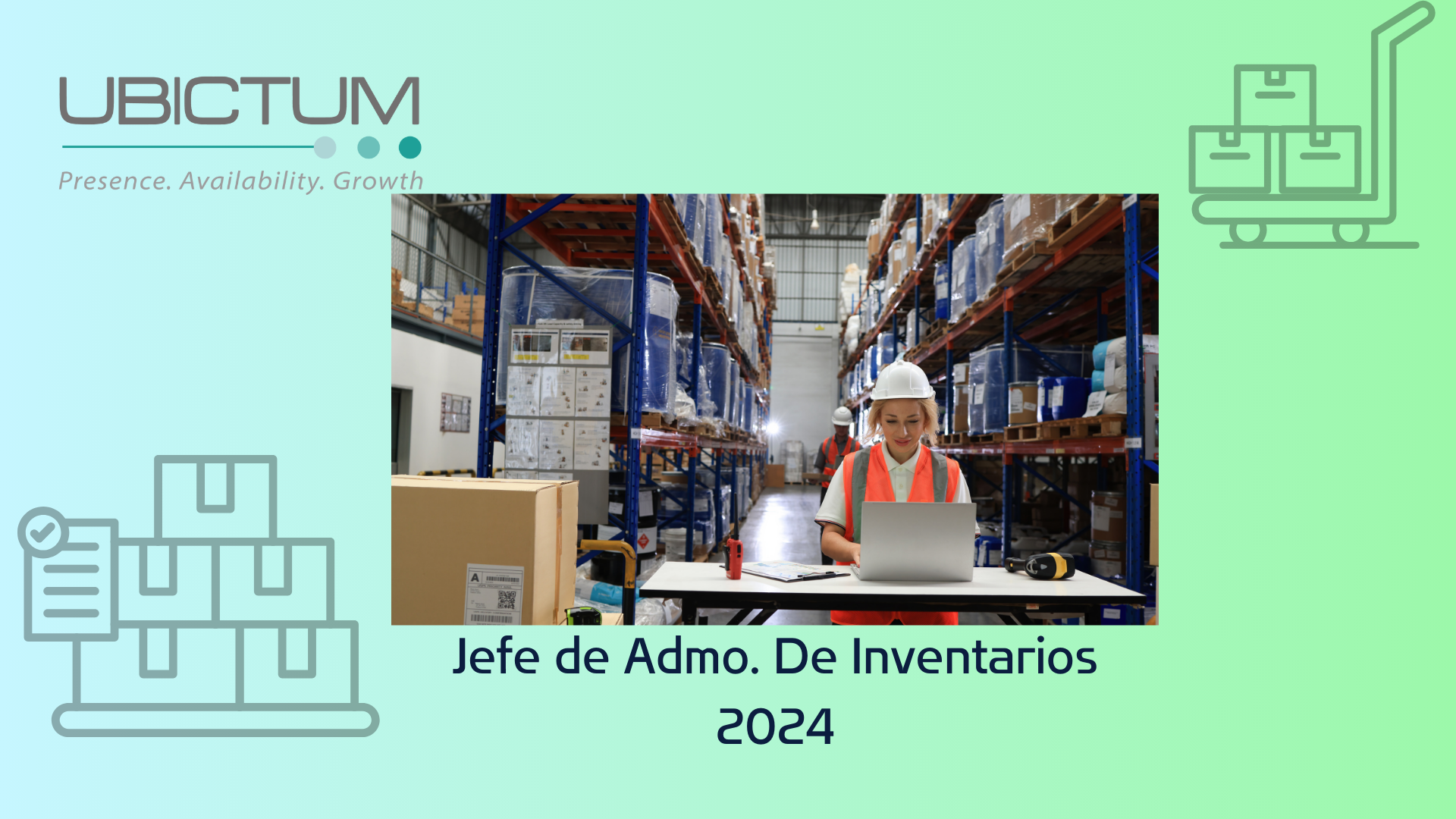 Jefe de admo. de inventarios