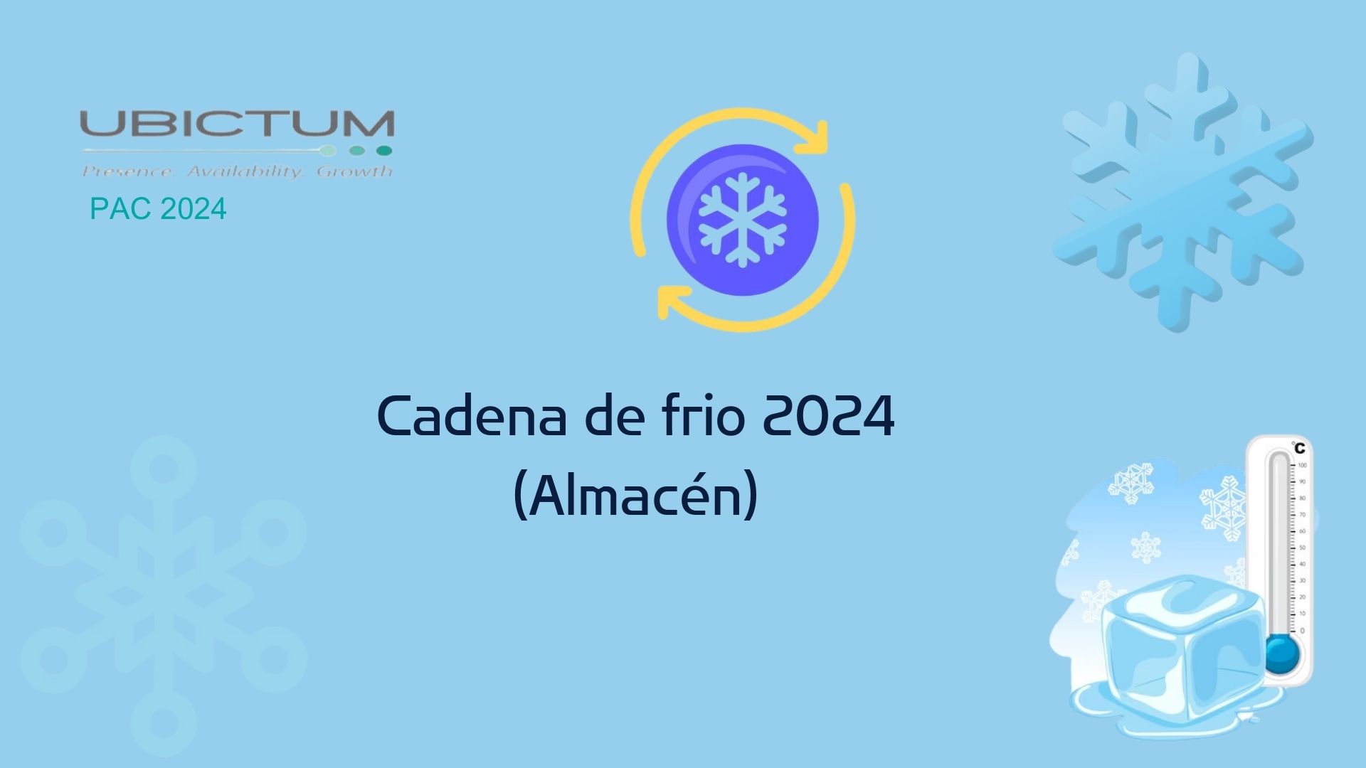 UBICTUM: Cadena de frio 2024 