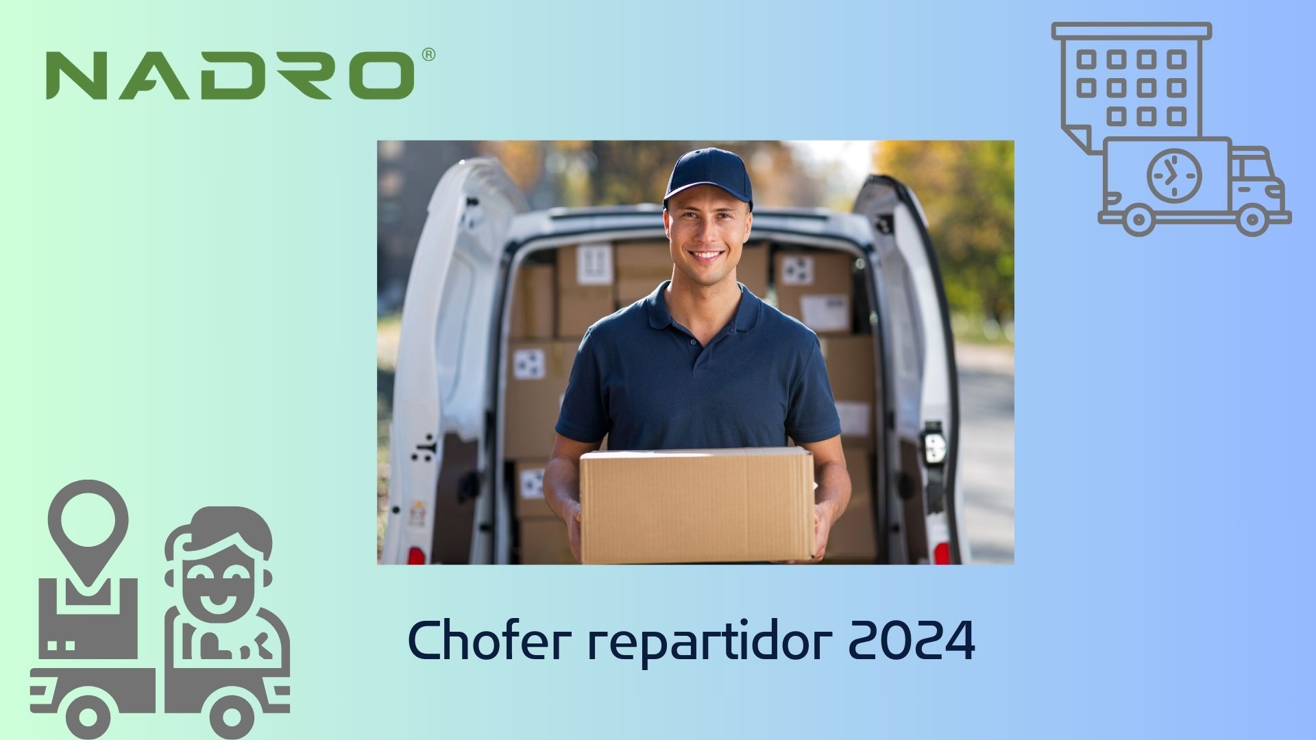 Chofer repartidor 2024