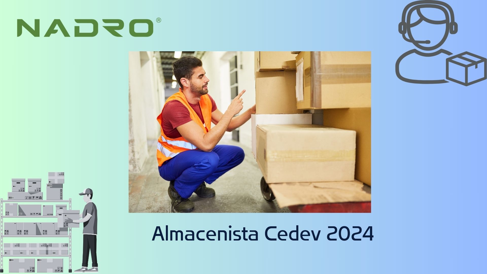 Almacenista Cedev 2024