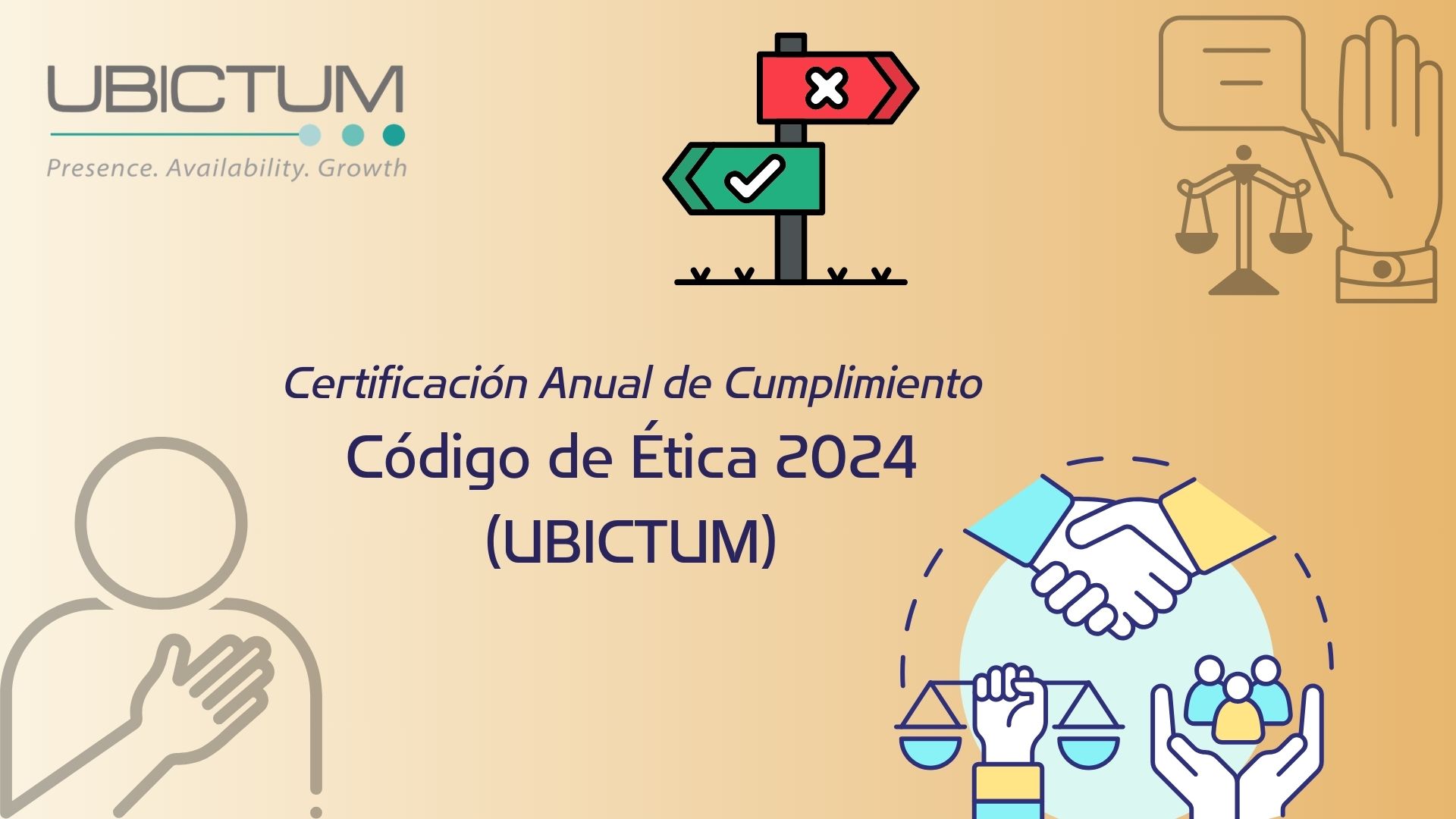 Certificación Anual de Cumplimiento del Código de Ética 2024 (UBICTUM)