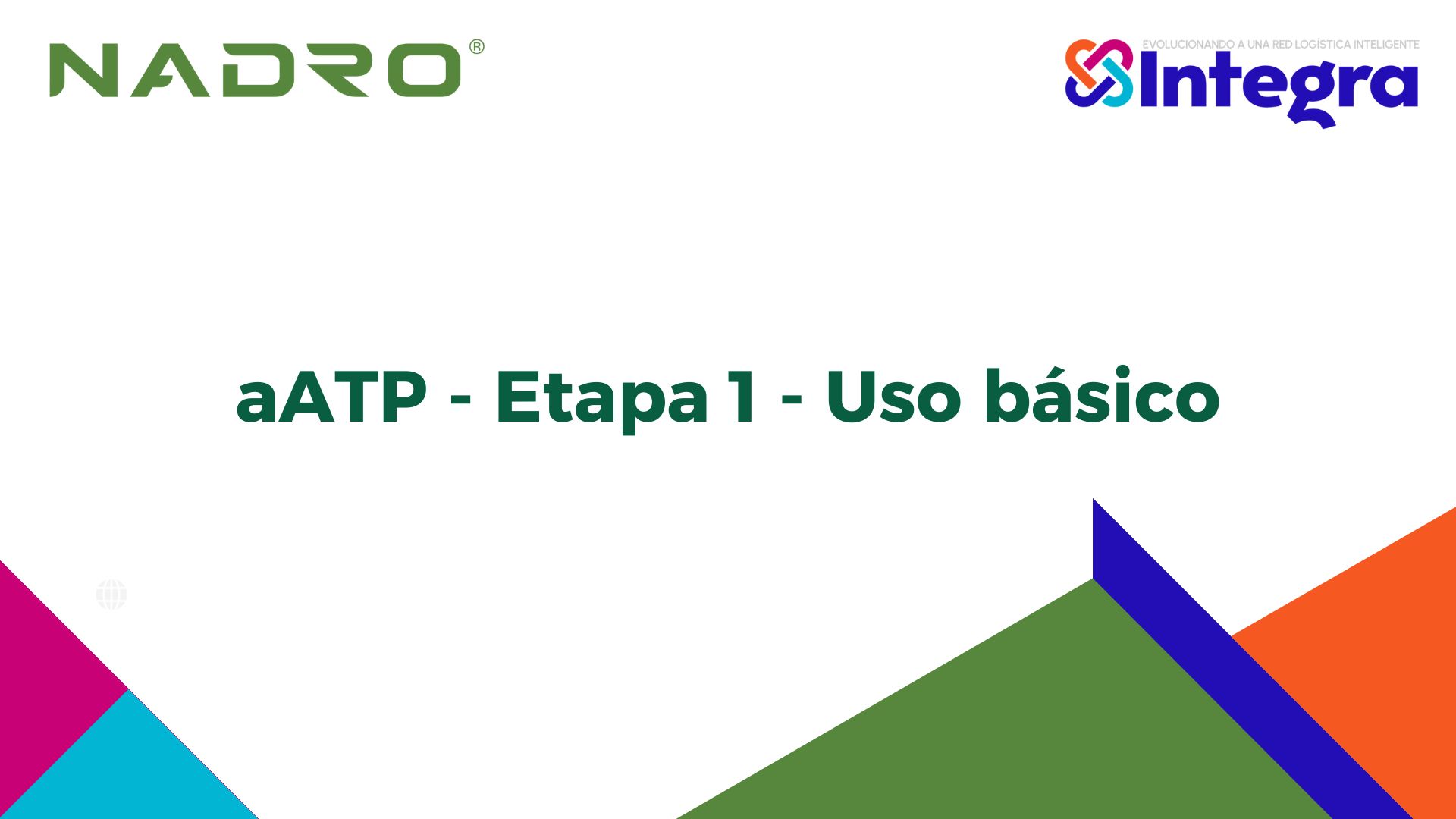 aATP - Etapa 1 - Uso básico