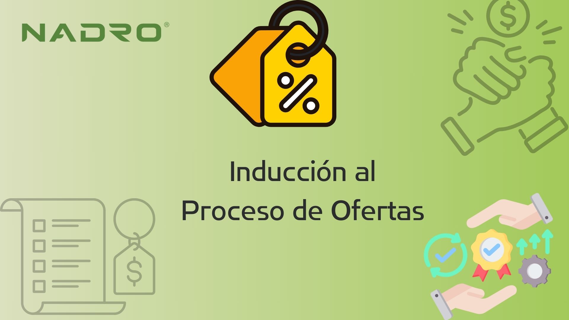 Inducción al Proceso de Ofertas (Capacitaciones e Infografías)