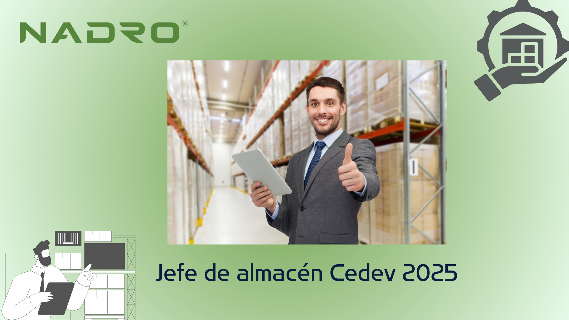 Jefe de almacén Cedev 2025