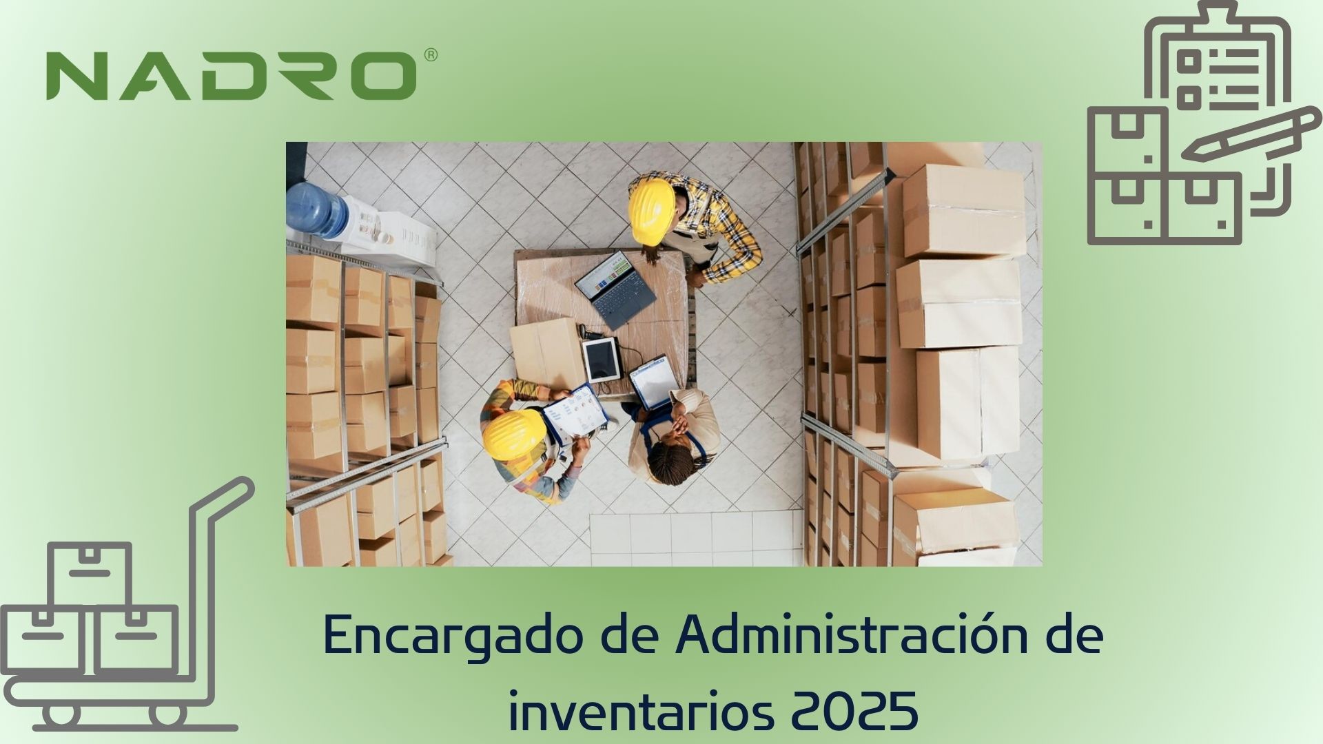 Encargado de Administración de inventarios 2025