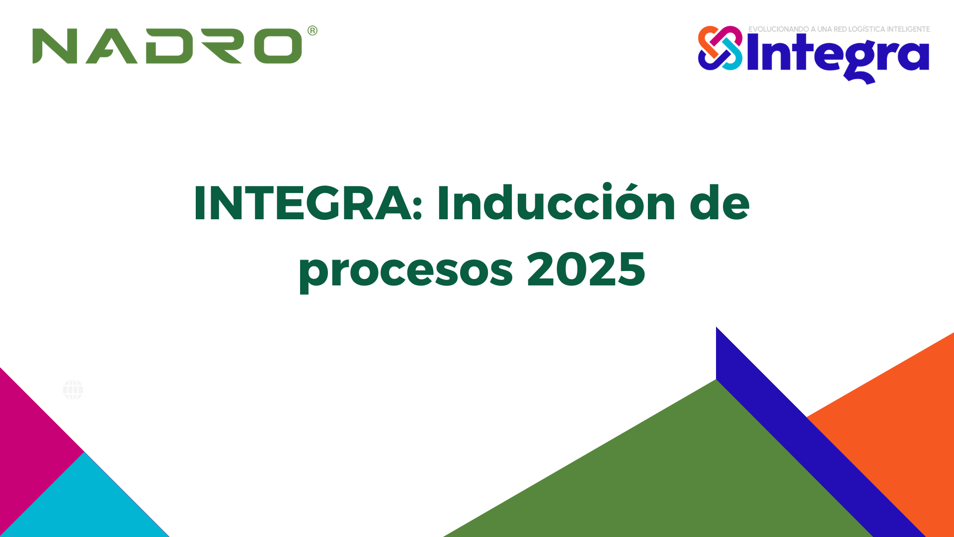 Integra: Inducción de procesos 2025 