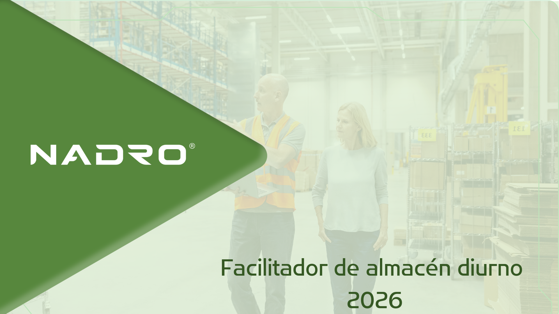 Facilitador de almacén diurno 2026