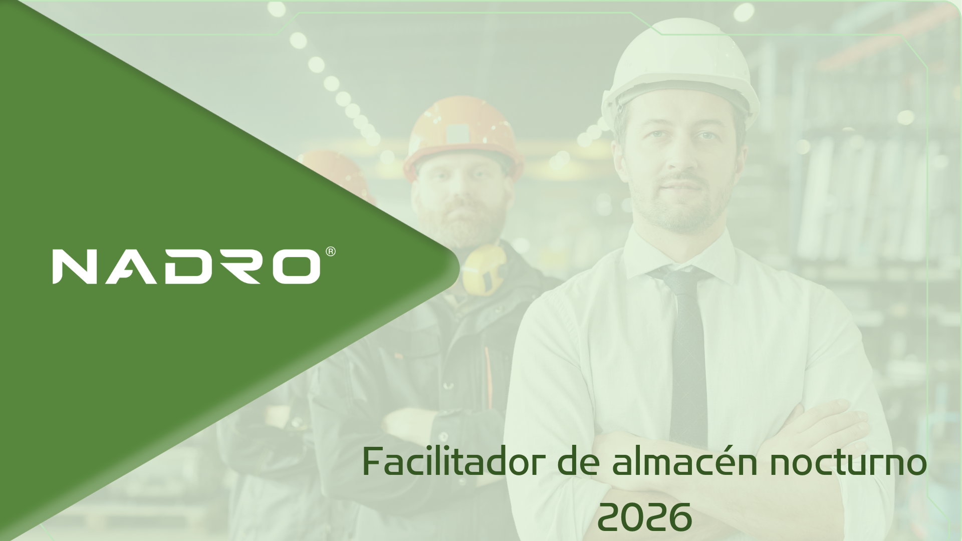 Facilitador almacén nocturno 2026