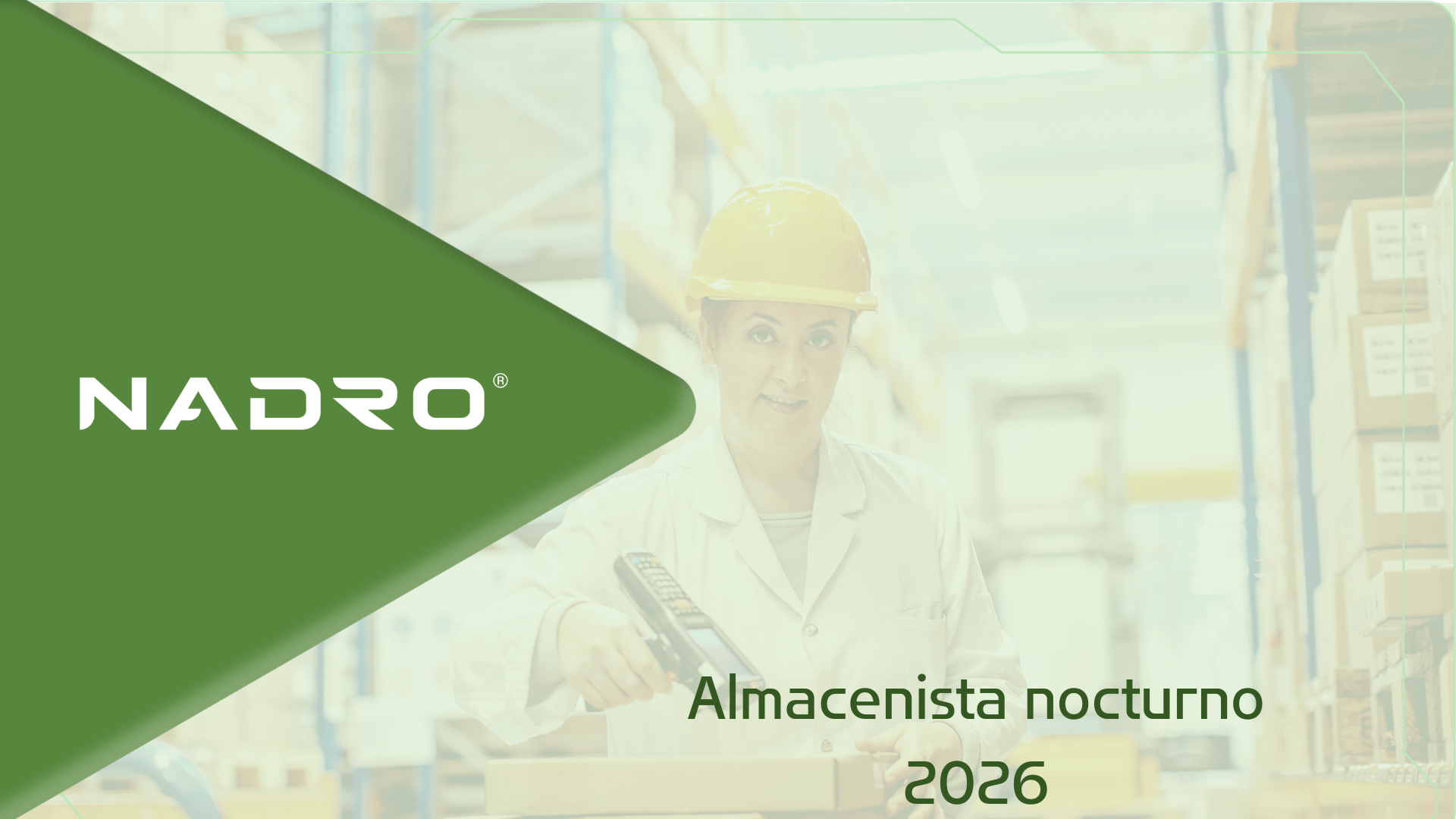 Almacenista nocturno 2026