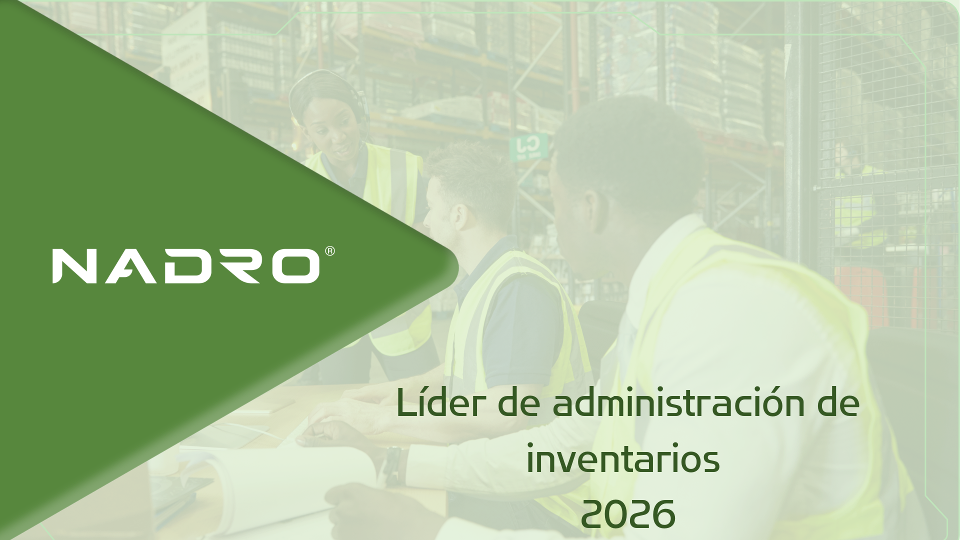 Líder de administración de inventarios 2026