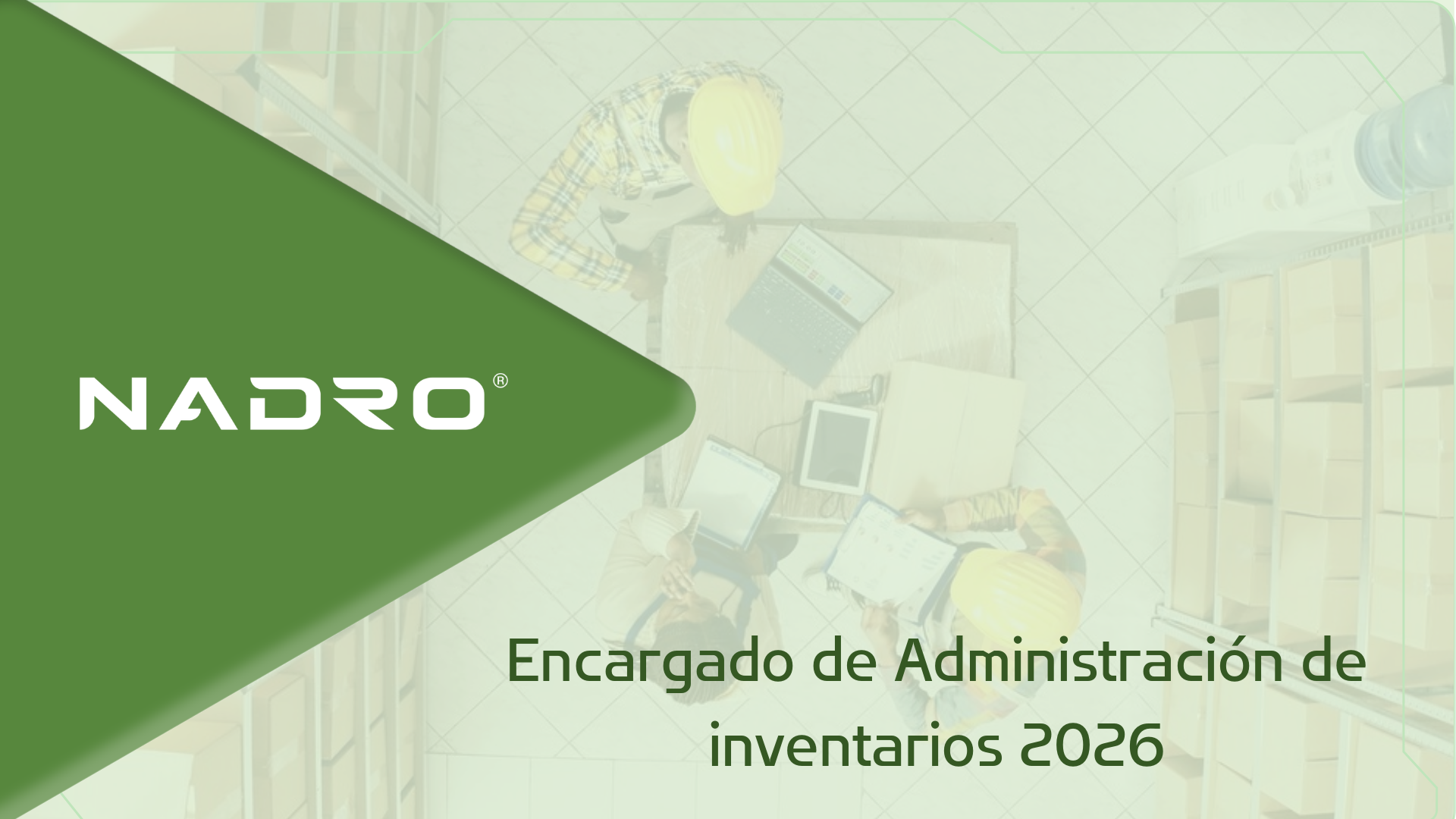 Encargado de Administración de inventarios 2026