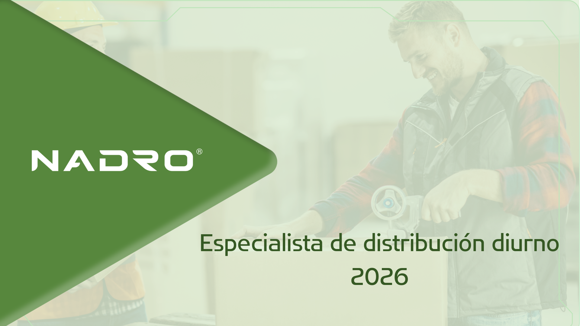 Especialista de distribución diurno 2026