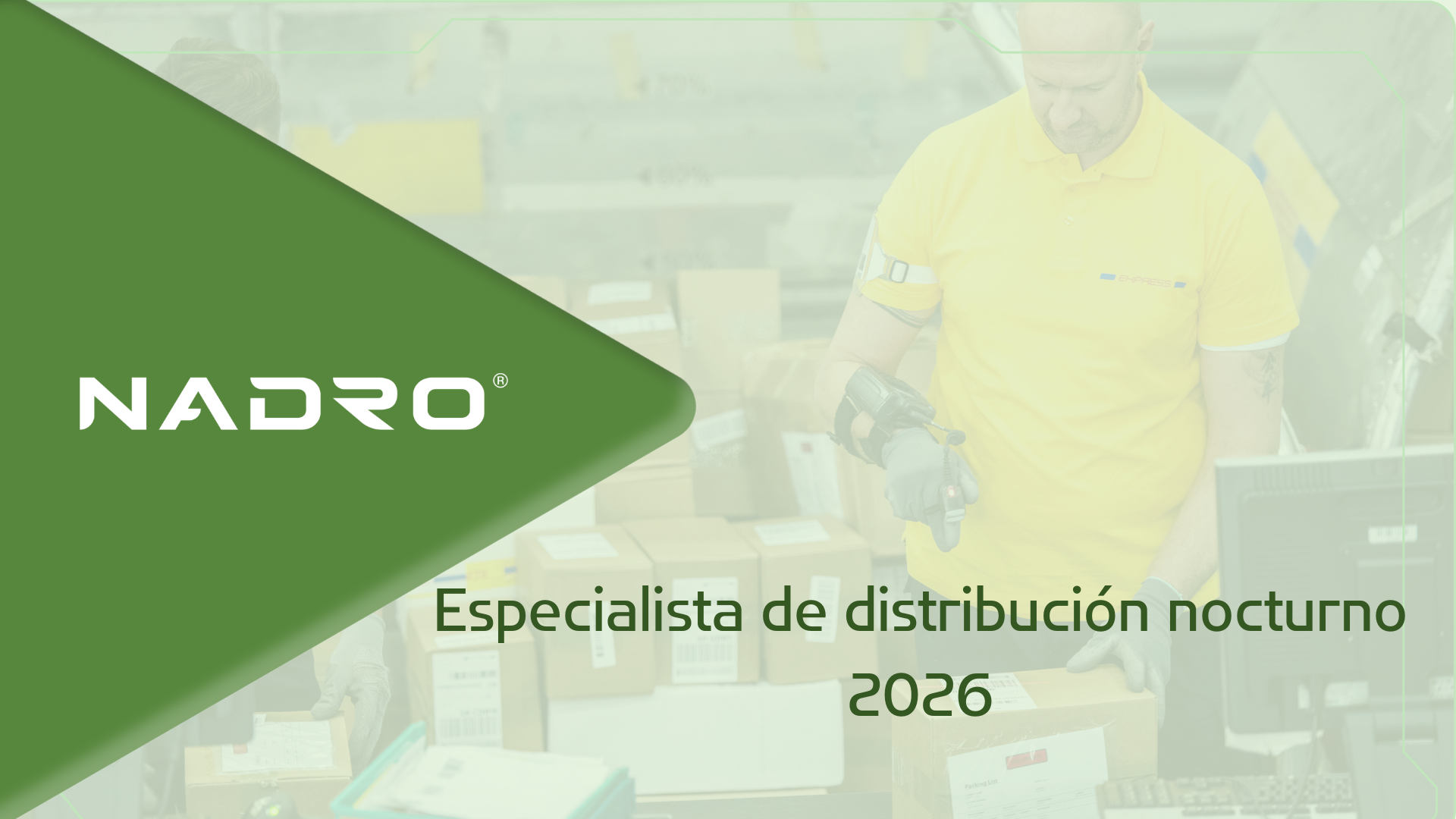 Especialista de distribución nocturno 2026