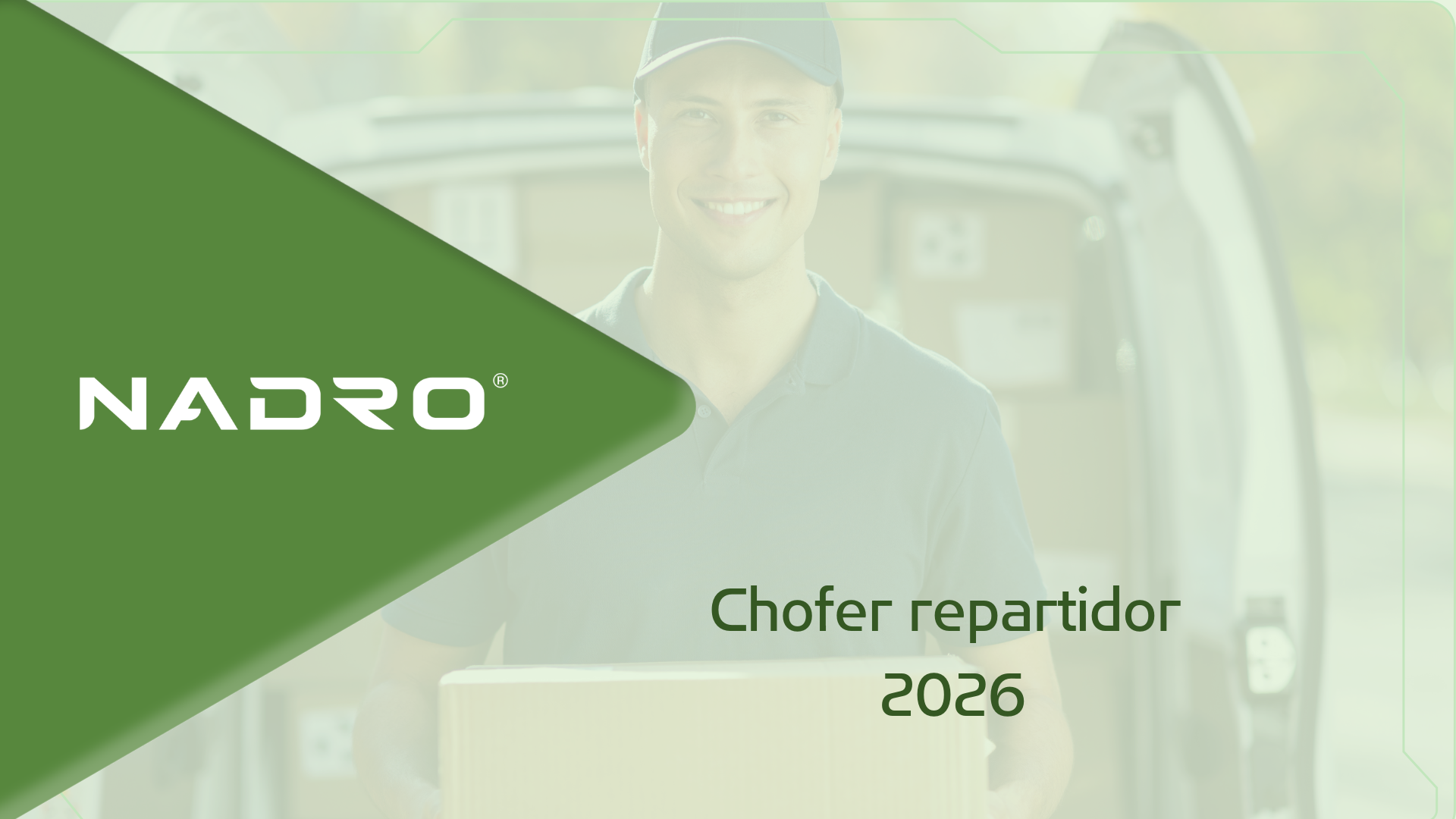 Chofer repartidor 2026