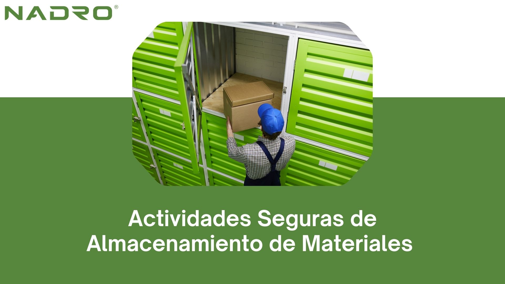 Actividades Seguras en Almacenamiento de Materiales