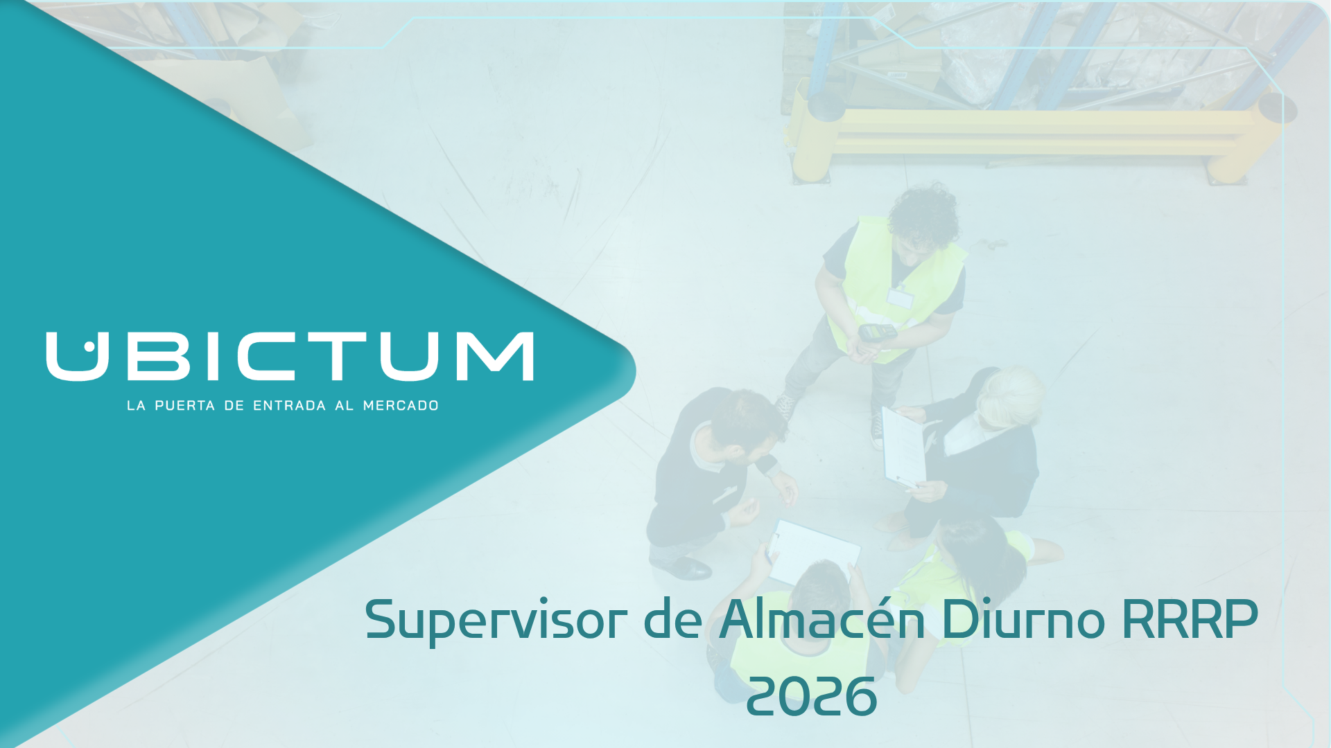 Supervisor de Almacén Diurno RRRP UB2026
