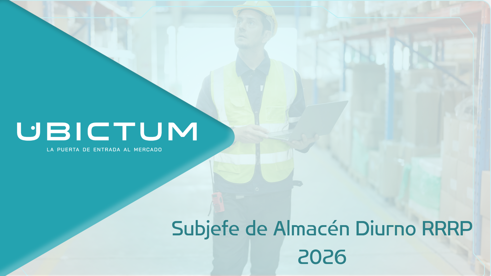 Subjefe de Almacén RRRP UB2026