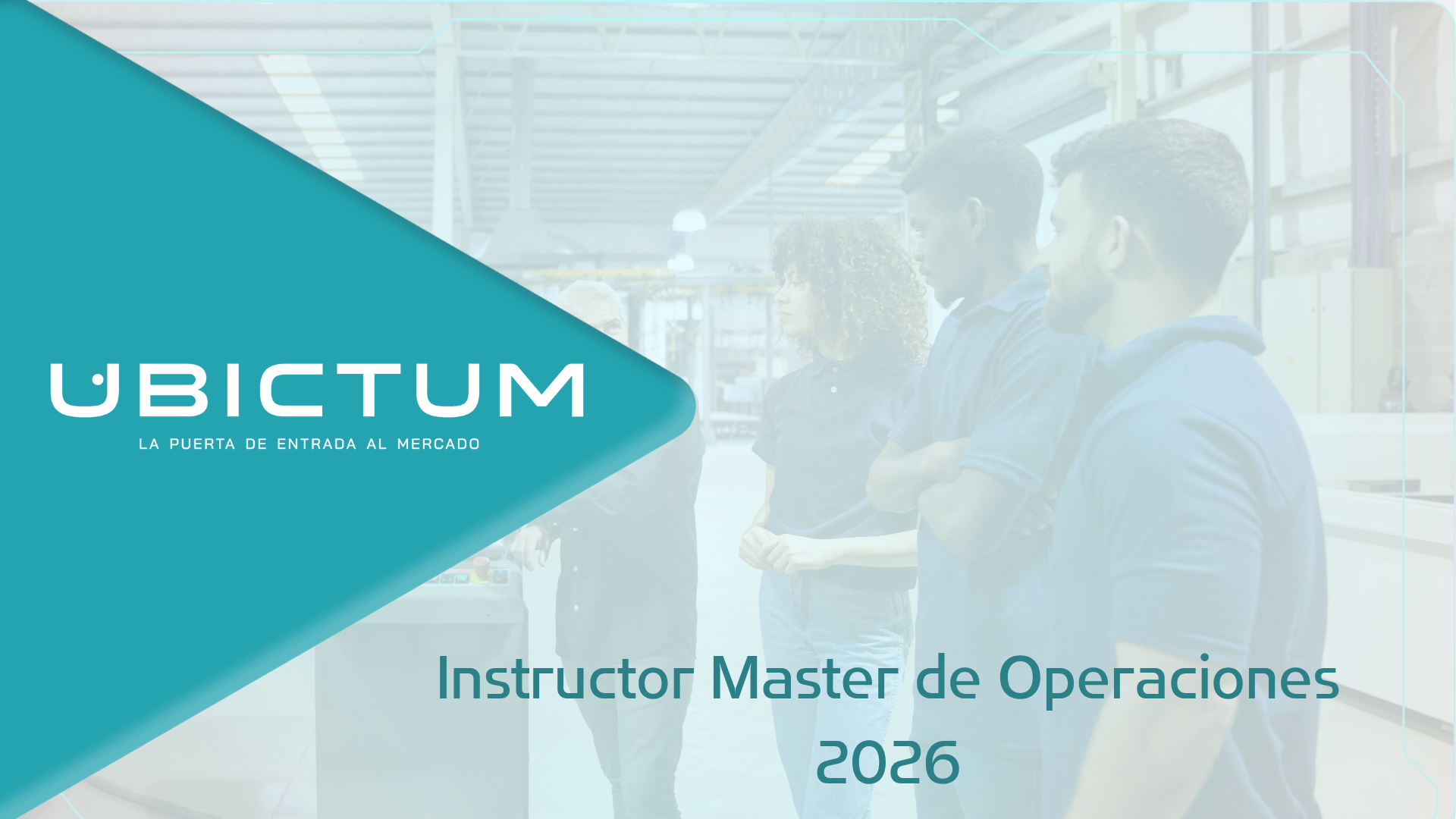 Instructor Master de Operación Diurno UB2026