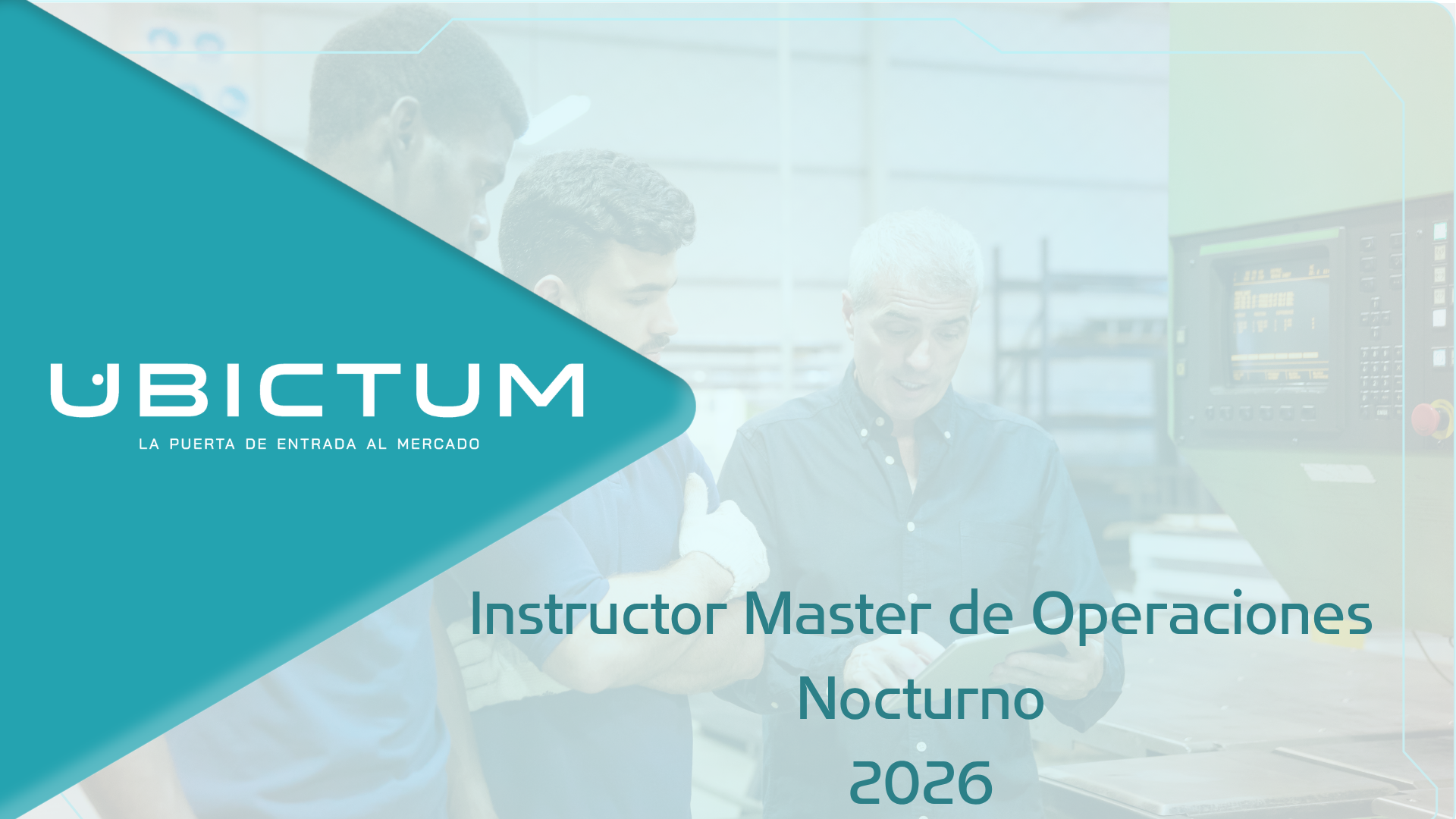 Instructor Master de Operación Nocturno UB2026