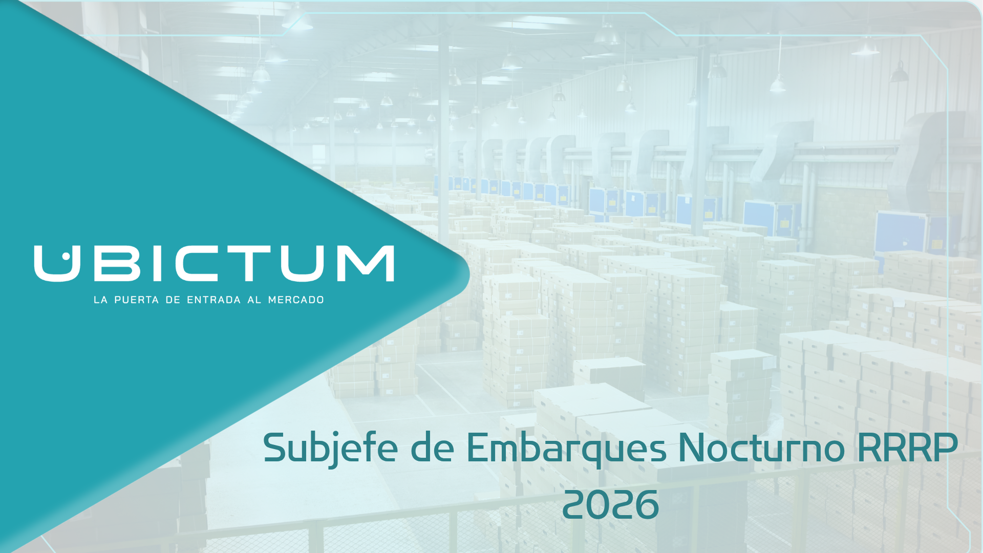 Subjefe embarque nocturno UB2026
