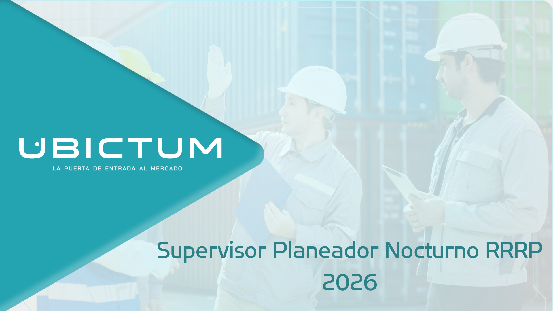 Supervisor planeador UB2026