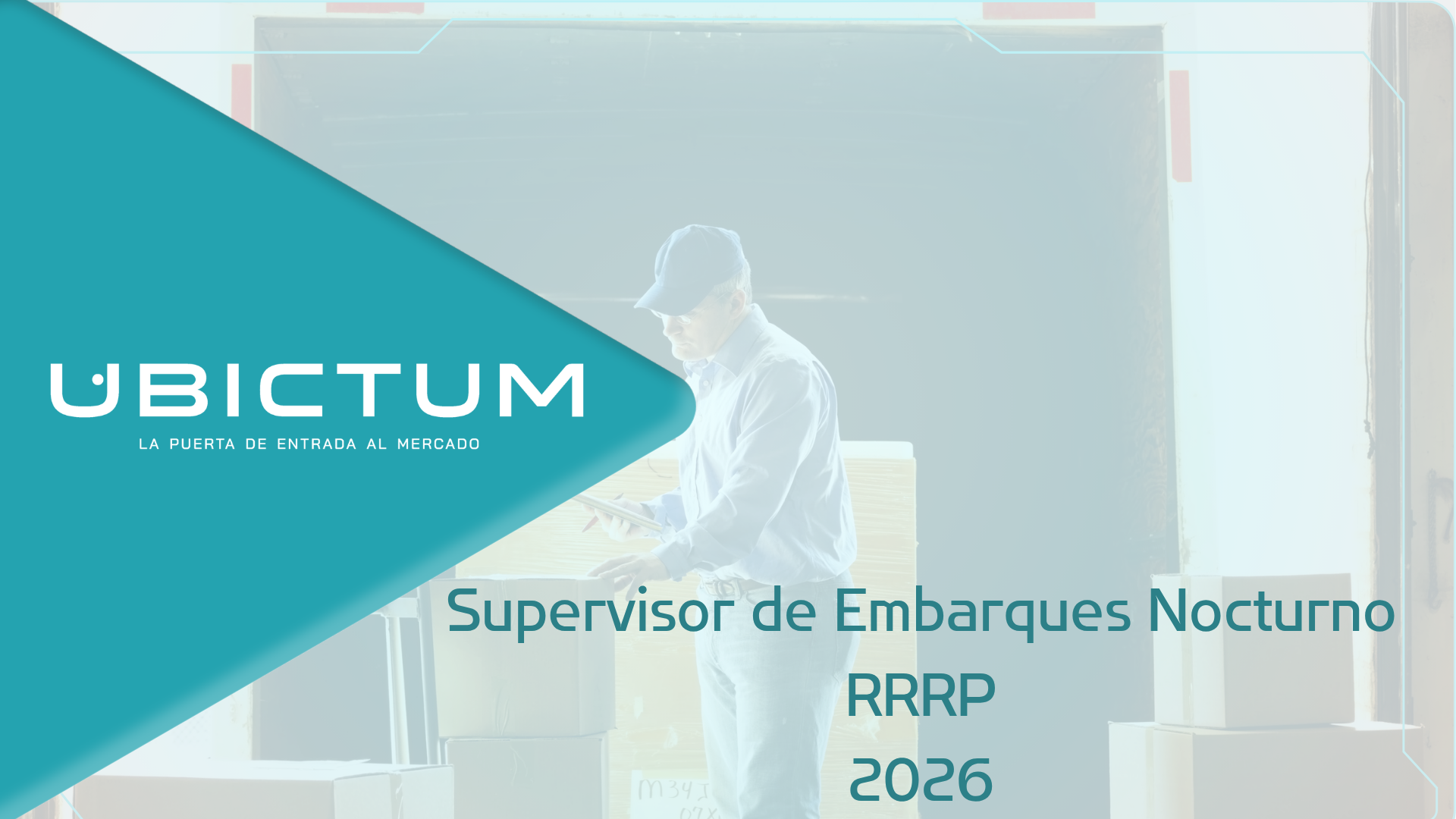 Supervisor de embarques nocturno UB2026