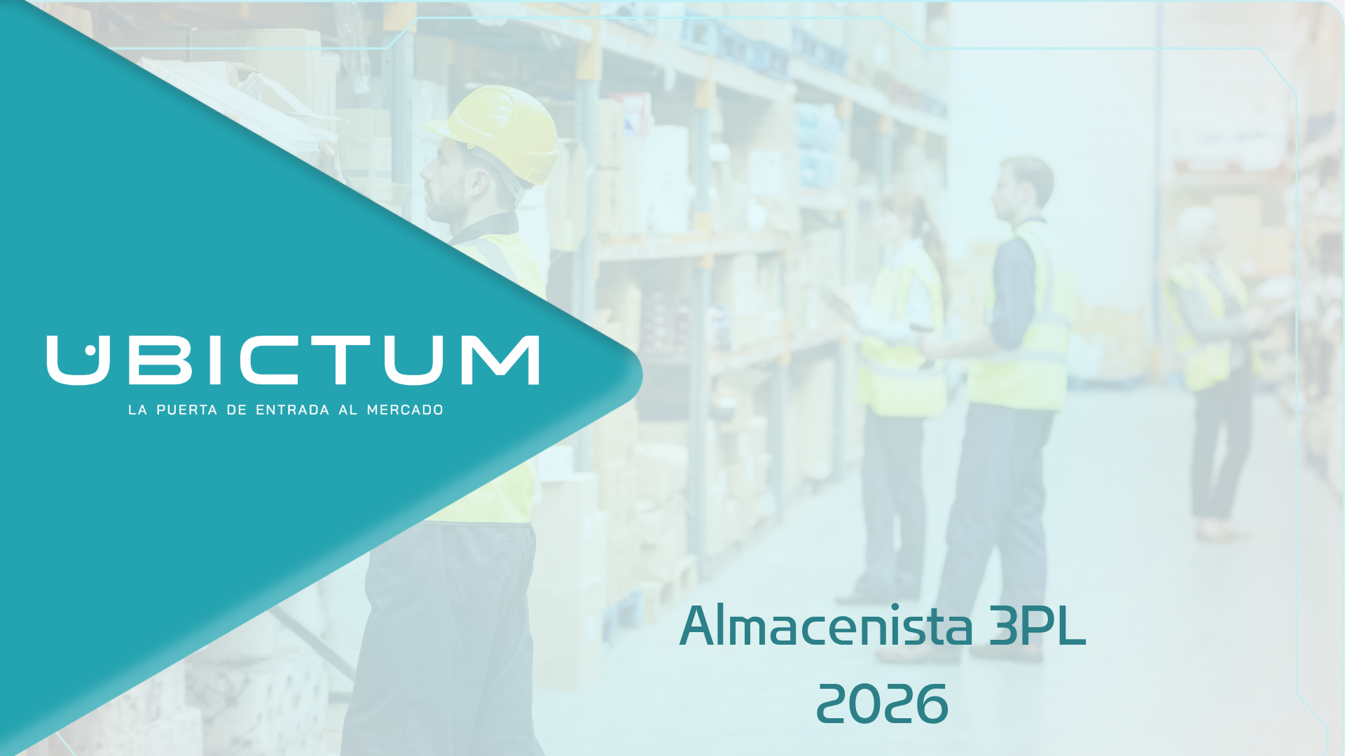 Almacenista diurno 3PL UBICTUM 2026