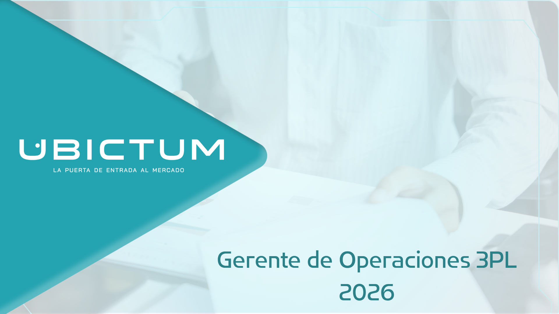 Gerente de Operaciones 3PL UB2026