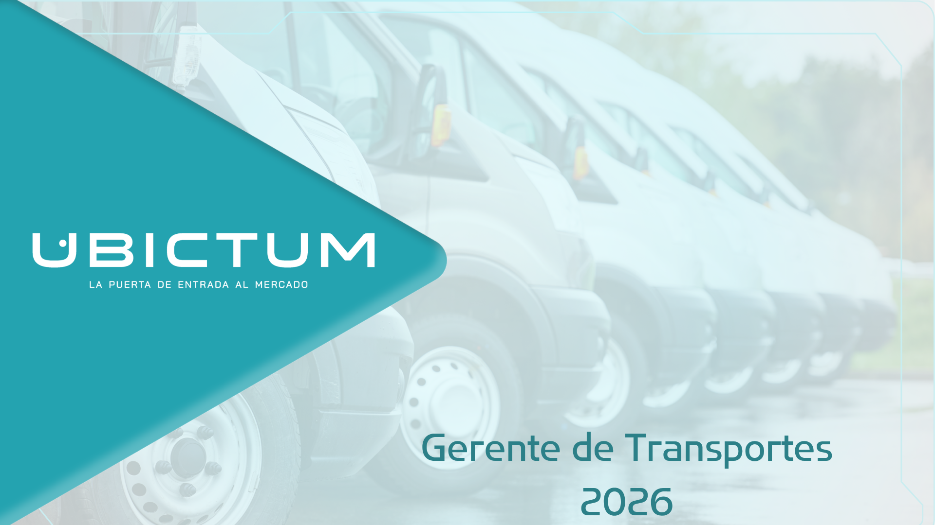Gerente de Trasportes UB2026