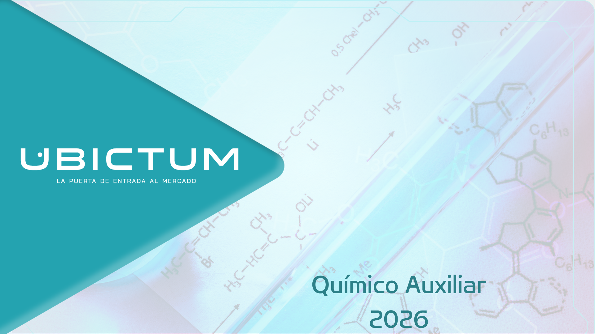 Químico Auxiliar UB2026