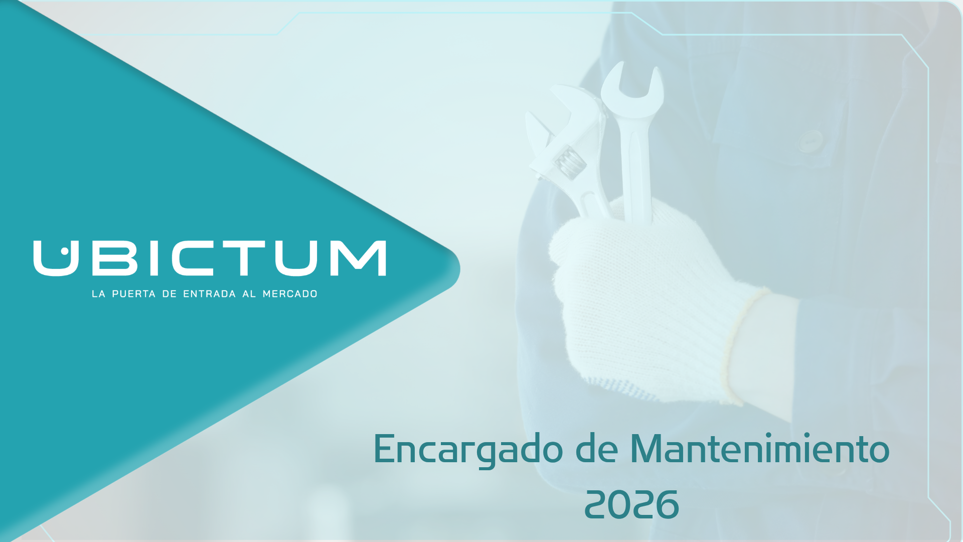 Encargado de Mantenimiento UB2026
